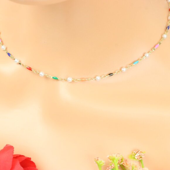 "Minimalist Necklace Chain, Elegant Jewelry for Women & Girls | MLCRC1564 - Picture 9 of 10